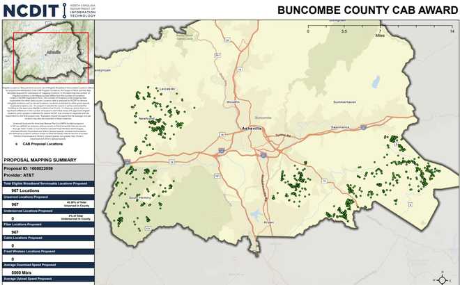 Proposal of buncombe county internet map